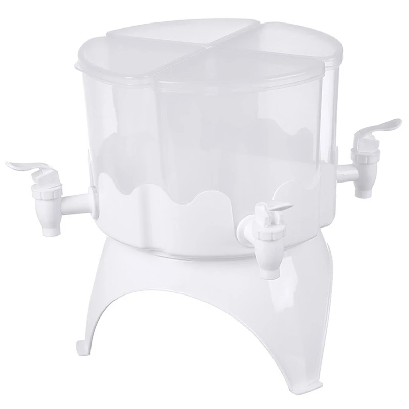 

360°Rotating 5.2L Cold Kettle With Faucet Refrigerator Juice Teapot Cold Drink Bucket Container Dispenser Drinkware Jugs Durable