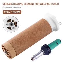 Ceramic Heating Element for Leister 100.689 High Temperature Resistant Heating Core for Handheld Plastic Hot Air Welder Gun
Ceramic Heating Element for Leister 100.689 High Temperature Resistant Heating Core for Handheld Plastic Hot Air Welder Gun