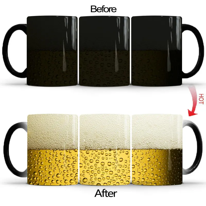 2024 Beer Color Changing Magic Mug 11oz Heat Sensitive Tea Cup Coffee Mug Creative Ceramic Cup Boy Friends Husband Gift Dropship
2024 Beer Color Changing Magic Mug 11oz Heat Sensitive Tea Cup Coffee Mug Creative Ceramic Cup Boy Friends Husband Gift Dropship