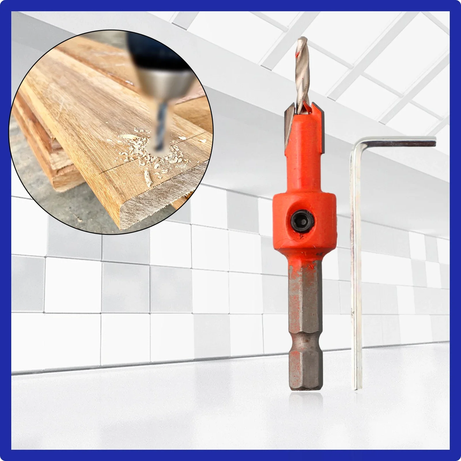 Brand New High-quality Drill Bit Convenient Counterbore Drilling Replacement Salad Drill Woodworking 1pc Adjustable
Brand New High-quality Drill Bit Convenient Counterbore Drilling Replacement Salad Drill Woodworking 1pc Adjustable