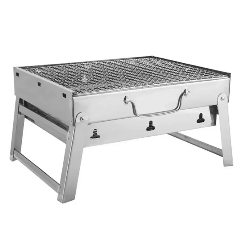 35*27*19.5cm Picnic BBQ Charcoal Grills for Barbecue & Sliver Outdoor Stainless steel Hiking Charcoal Camping Grill
35*27*19.5cm Picnic BBQ Charcoal Grills for Barbecue & Sliver Outdoor Stainless steel Hiking Charcoal Camping Grill