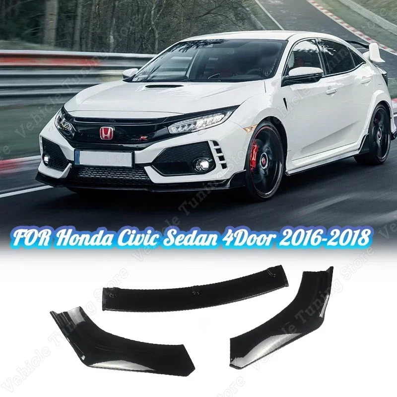 For Honda Civic 2016 2017 2018 3PCS Car Front Bumper Lip Body Kit Spoiler Splitter Diffuser Tuning ABS Car Modified Accessories
For Honda Civic 2016 2017 2018 3PCS Car Front Bumper Lip Body Kit Spoiler Splitter Diffuser Tuning ABS Car Modified Accessories
