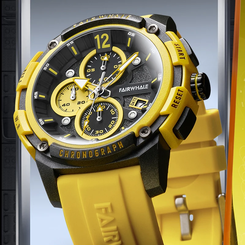 FAIRWHALE Men Watches Luxury Famous Top Brand Men's Fashion Casual Chronograph Watch Military Quartz Wristwatches Relogio
FAIRWHALE Men Watches Luxury Famous Top Brand Men's Fashion Casual Chronograph Watch Military Quartz Wristwatches Relogio