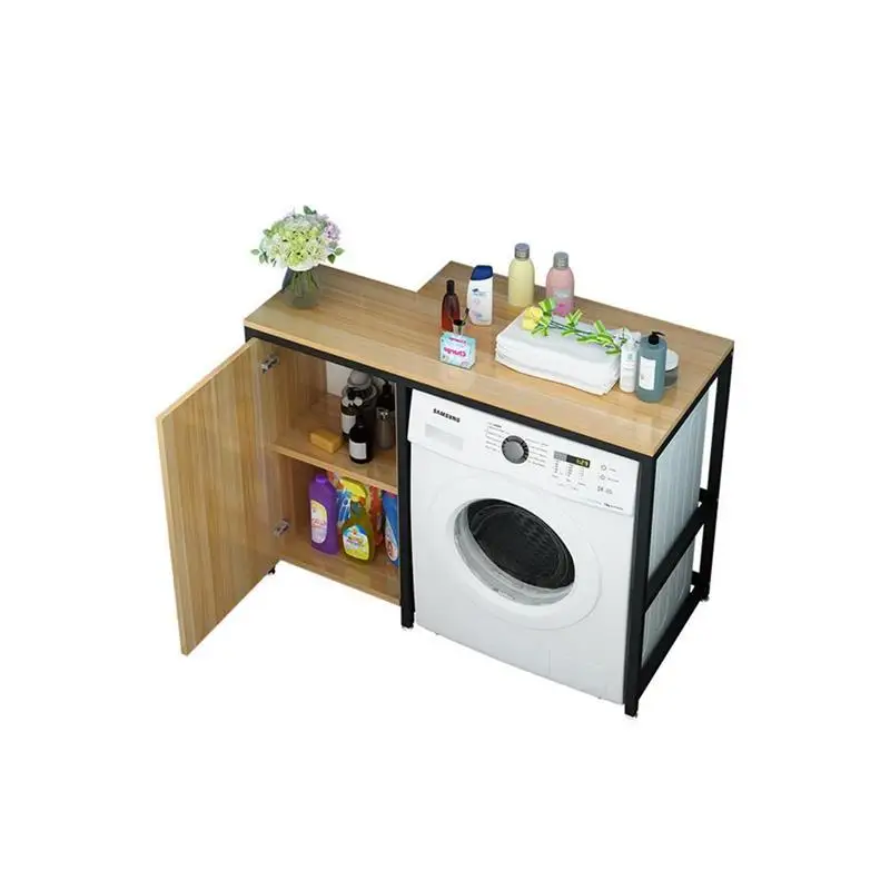The washing machine shelves are simple and modern, and the multi-functional storage cabinet is layered for storage
The washing machine shelves are simple and modern, and the multi-functional storage cabinet is layered for storage