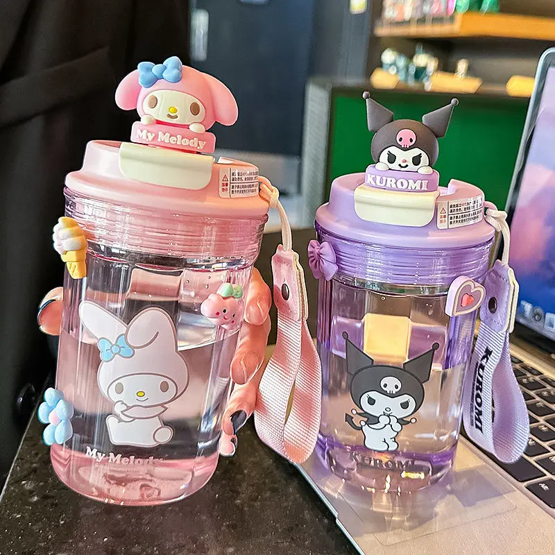 Sanrio Kuromi My melody Pochacco Large Capacity Cartoon Kawaii Plastic Double Drink Coffee Cup with Straw Cup for Kids Gift
Sanrio Kuromi My melody Pochacco Large Capacity Cartoon Kawaii Plastic Double Drink Coffee Cup with Straw Cup for Kids Gift