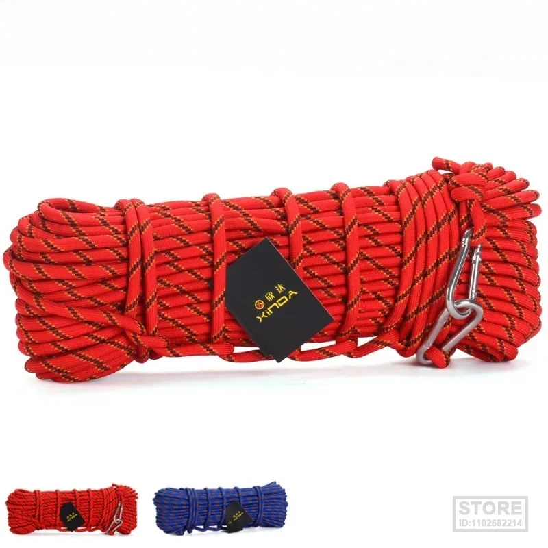 

10M/15M/20M/30M Climbing Rope Outdoor Rescue Rope Climbing Safety Paracord Insurance Escape Rope Hiking Survival Tool