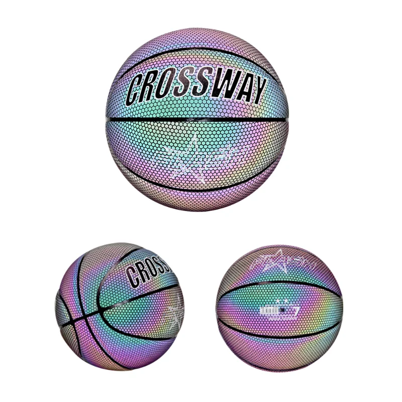 Holographic Basketball Glowing Reflective Basketball Luminous Basketball NO.7 for Night Sports Kids Gifts
Holographic Basketball Glowing Reflective Basketball Luminous Basketball NO.7 for Night Sports Kids Gifts