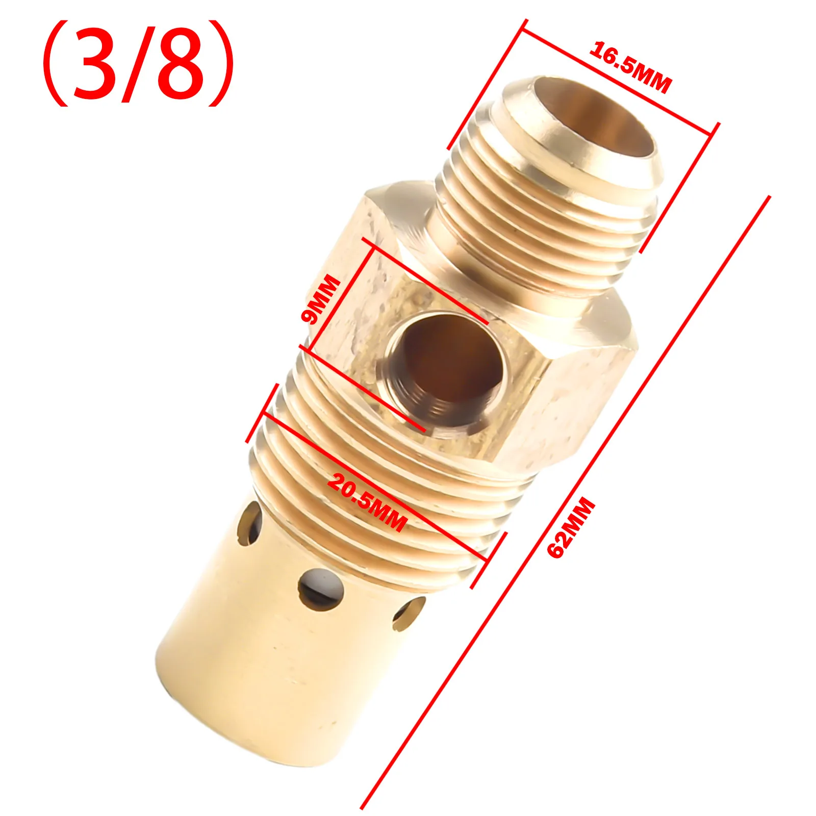 Brass Check Check Valve O-ne Way Air Compressor Brass For Air Compressor G3/8 Gold Male NPT×1/2In Threaded Valve
Brass Check Check Valve O-ne Way Air Compressor Brass For Air Compressor G3/8 Gold Male NPT×1/2In Threaded Valve