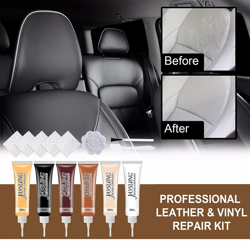 

20ML Leather Repair Gel Multi-color Car Seat Repair Scratch Crack Remover Home Seat Leather Complementary Refurbish Repair Kit