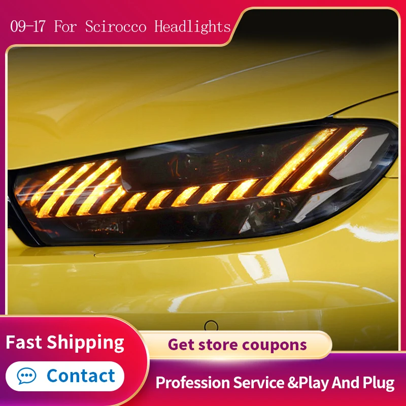 Car Styling FOR VW Scirocco 2009-2017 Front Light DRL Head Lamp Dynamic Turn Signal LED Projector Lens Accessories
Car Styling FOR VW Scirocco 2009-2017 Front Light DRL Head Lamp Dynamic Turn Signal LED Projector Lens Accessories