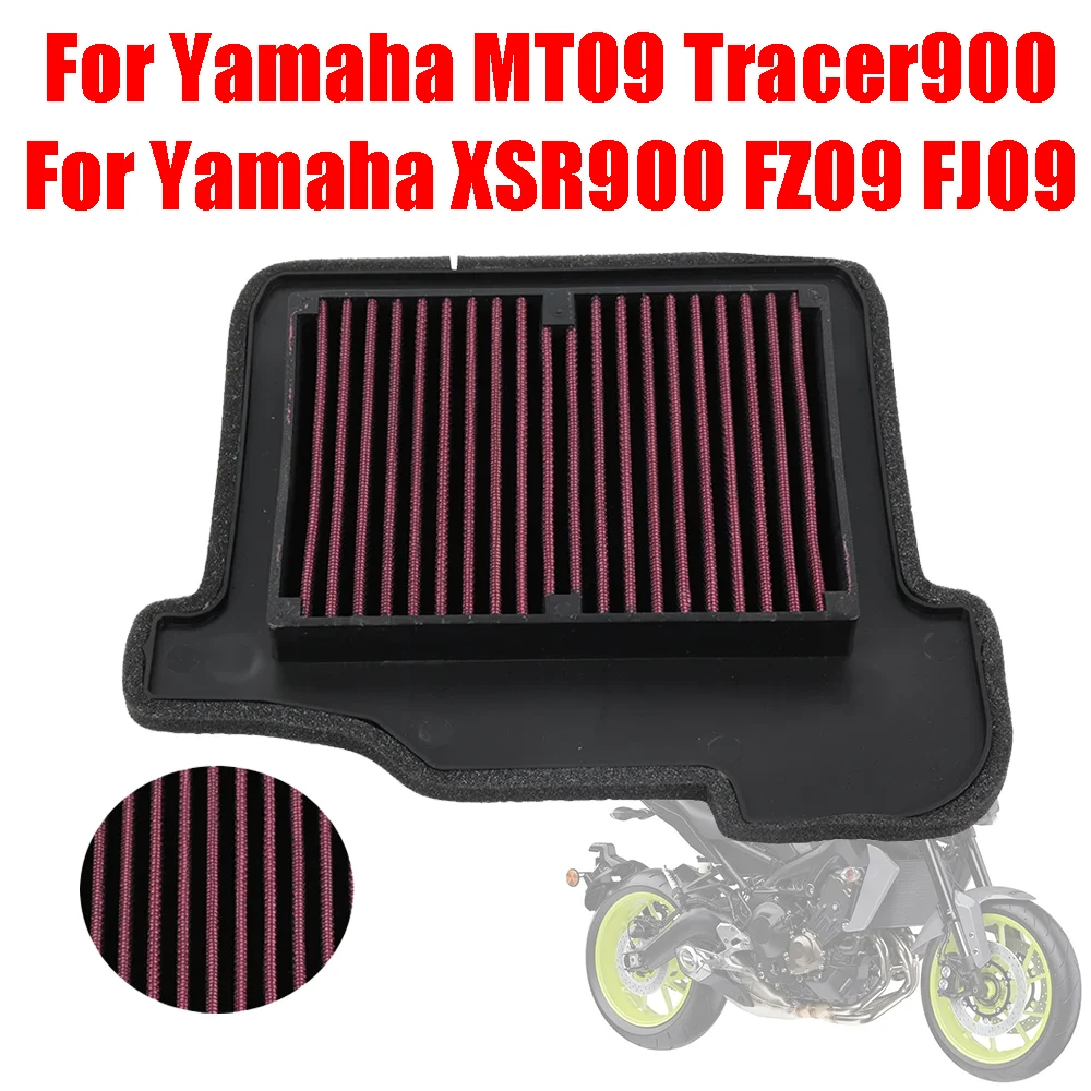 

Motorcycle Air Filter Intake Cleaner Element For Yamaha MT-09 MT09 Tracer 900 XSR900 XSR 900 FZ09 FJ09 FZ-09 FJ-09 Accessories