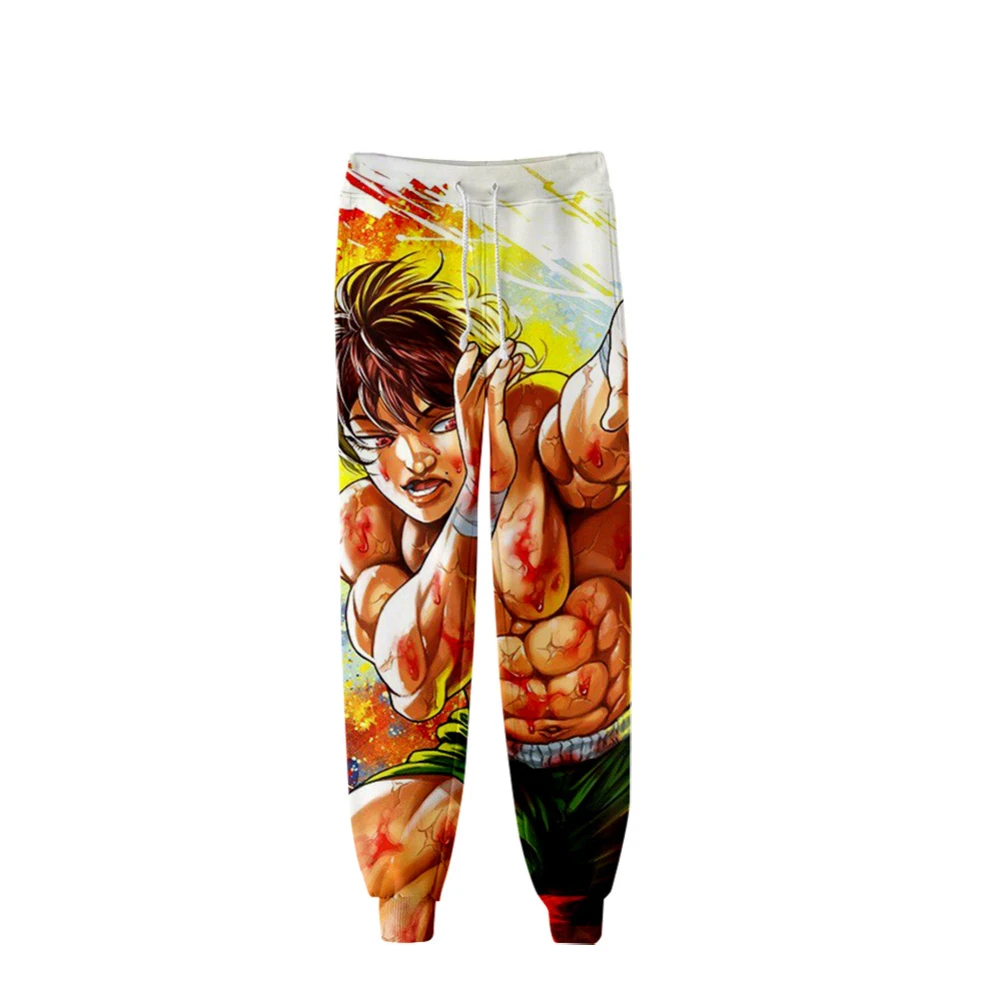 

Japanese Anime Baki The Grappler Hanma Yujiro 3D Joggers Pants Men/Women Casual Trousers Hip Hop Sweatpants Pantalon Homme