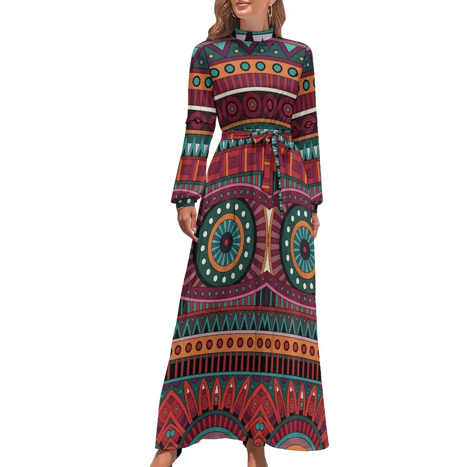 Bright Dashiki Dress High Waist African Print Custom Boho Beach Dresses Long Sleeve Korean Fashion Long Maxi Dress Party Clothes
Bright Dashiki Dress High Waist African Print Custom Boho Beach Dresses Long Sleeve Korean Fashion Long Maxi Dress Party Clothes