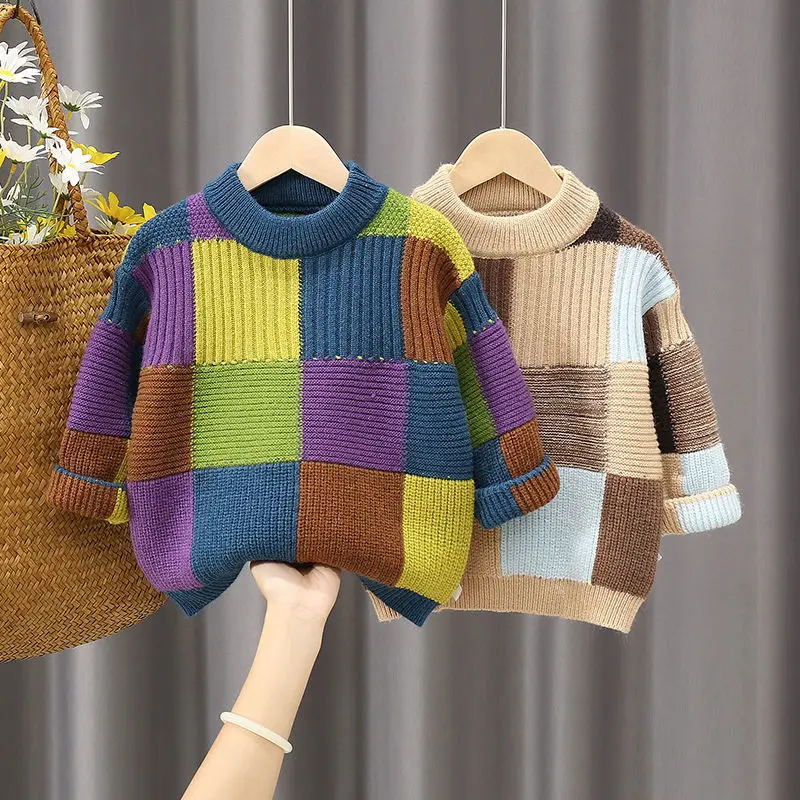 Boys' Knitted Sweater 2022 Latest Autumn Winter Coat Boys' Pullover Sweater Kids' Coat
Boys' Knitted Sweater 2022 Latest Autumn Winter Coat Boys' Pullover Sweater Kids' Coat