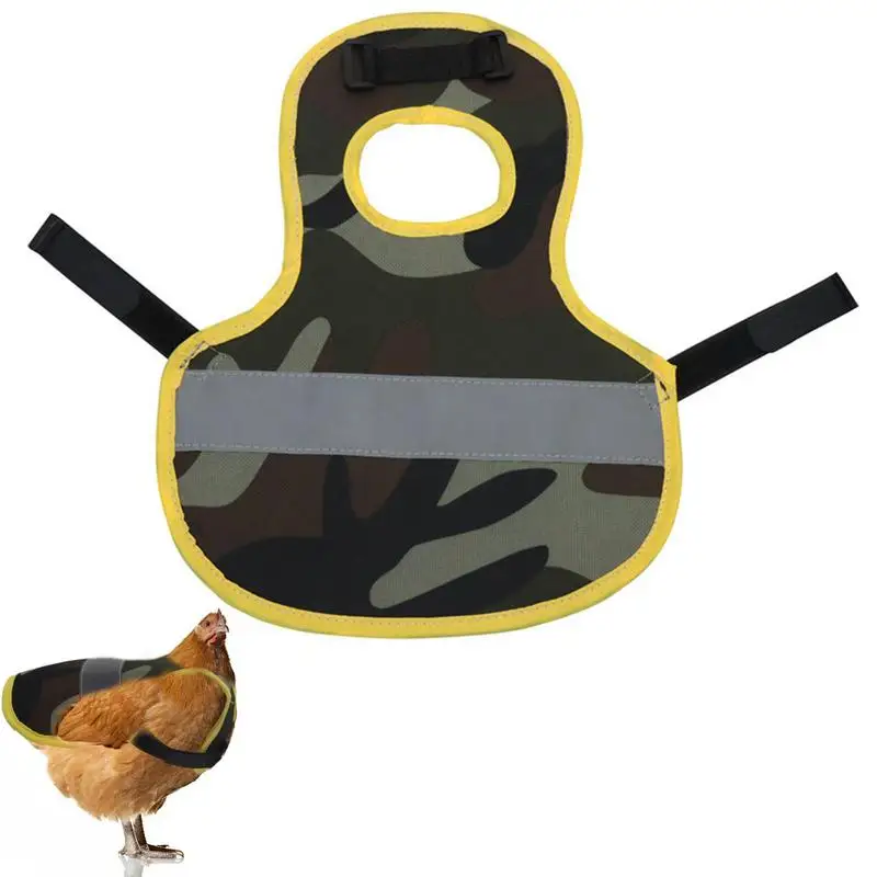 

Pet Vest Pet Reflective Vest Chicken Clothes Poultry Hen Saddle Apron Feather Protection Holder For Chicken Duck Protect The