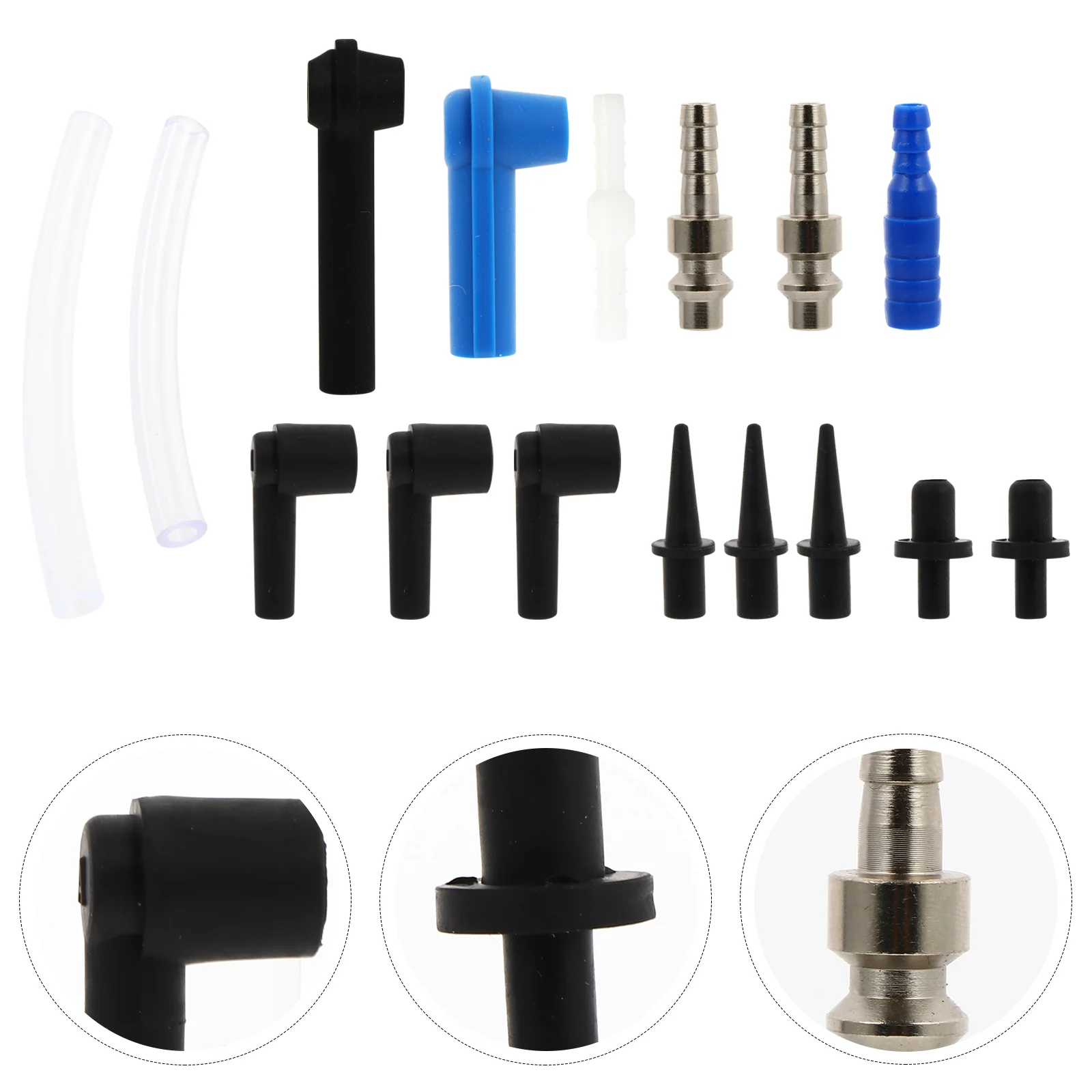 16 Pcs Brake Fluid Connector Oil Replacement Tool Purge Car Bleeder Plastic Head Changer
16 Pcs Brake Fluid Connector Oil Replacement Tool Purge Car Bleeder Plastic Head Changer