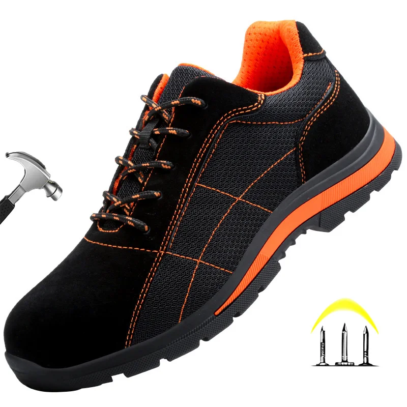 Diansen New Suede & Lace Indestructible Safety Shoes for Men Work Sneakers Breathable Steel Toe Shoes Non Slip Outdoor Sneaker
Diansen New Suede & Lace Indestructible Safety Shoes for Men Work Sneakers Breathable Steel Toe Shoes Non Slip Outdoor Sneaker