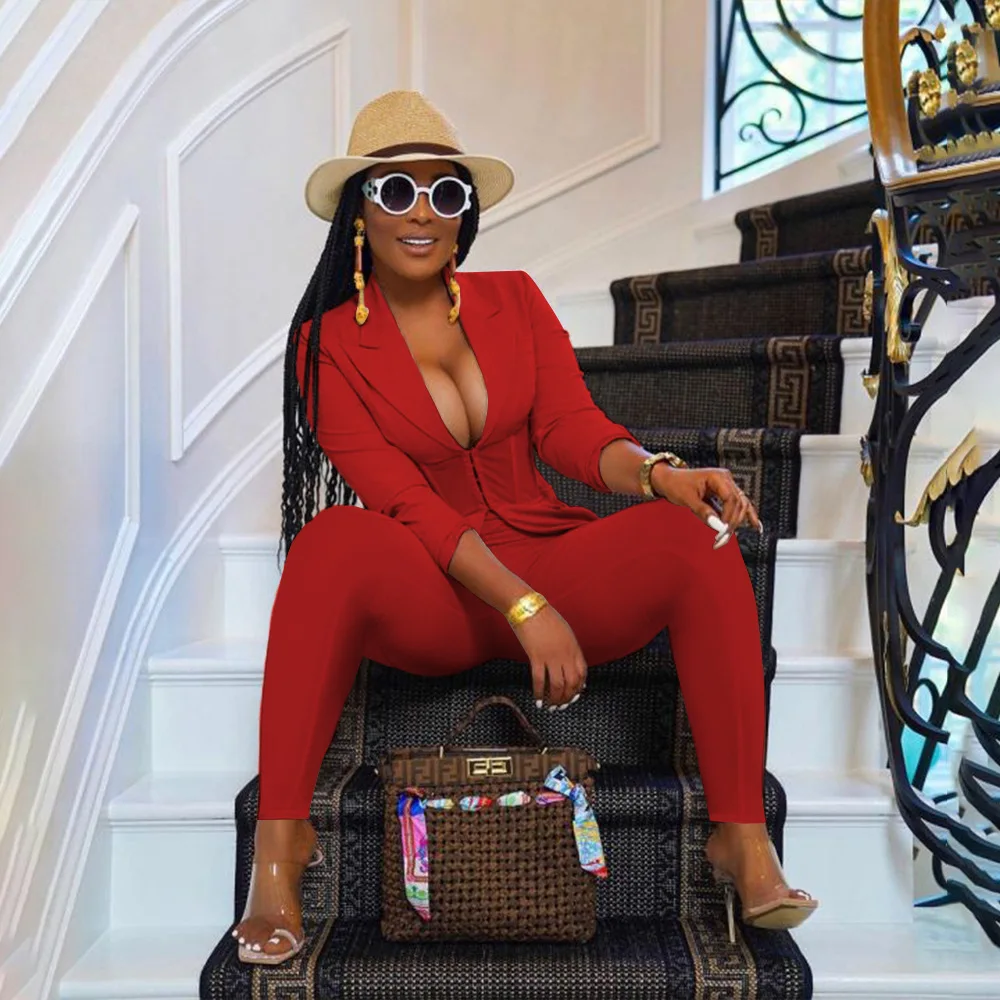 Spring Women's Fashion Buttoned Suit Collar Three-dimensional Pleated Multicolor Suit Long-sleeved Trousers Two-piece Female
Spring Women's Fashion Buttoned Suit Collar Three-dimensional Pleated Multicolor Suit Long-sleeved Trousers Two-piece Female