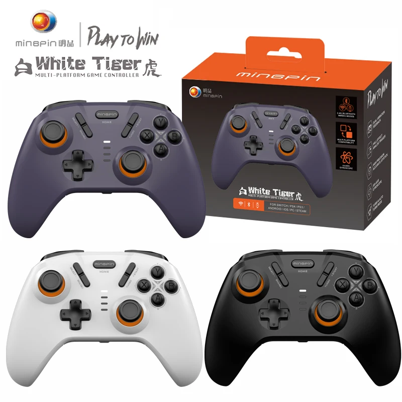 Controller Wireless Gamepad With Hall Effect Joystick Hall Trigger High-precision Joystick Bluetooth-compatible PC Controller
Controller Wireless Gamepad With Hall Effect Joystick Hall Trigger High-precision Joystick Bluetooth-compatible PC Controller