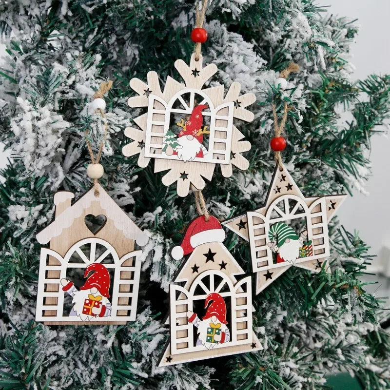 Cross-border New Christmas Tree Decoration Pendant Wooden Igory Wooden Party Decoration Cute Santa Claus Pendant
Cross-border New Christmas Tree Decoration Pendant Wooden Igory Wooden Party Decoration Cute Santa Claus Pendant