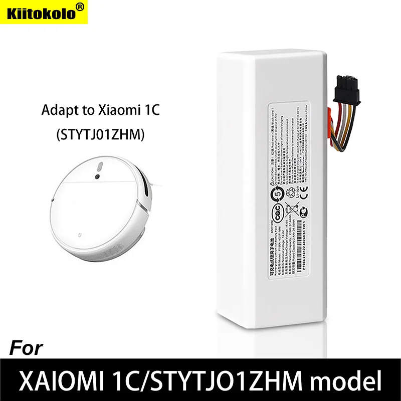 14.4V 5200mAh 6500mAh 7800mah 12800mAh Robot Vacuum Cleaner 1C Battery for Xiaomi Mijia 1C STYTJ01ZHM Robot Vacuum Mop Cleaner
14.4V 5200mAh 6500mAh 7800mah 12800mAh Robot Vacuum Cleaner 1C Battery for Xiaomi Mijia 1C STYTJ01ZHM Robot Vacuum Mop Cleaner