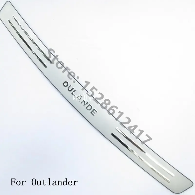 Stainless Steel Rear Door Bumper Protector sill plate Trunk Tread Plate Trim For Mitsubishi Outlander 2013-2015 car accessories
Stainless Steel Rear Door Bumper Protector sill plate Trunk Tread Plate Trim For Mitsubishi Outlander 2013-2015 car accessories