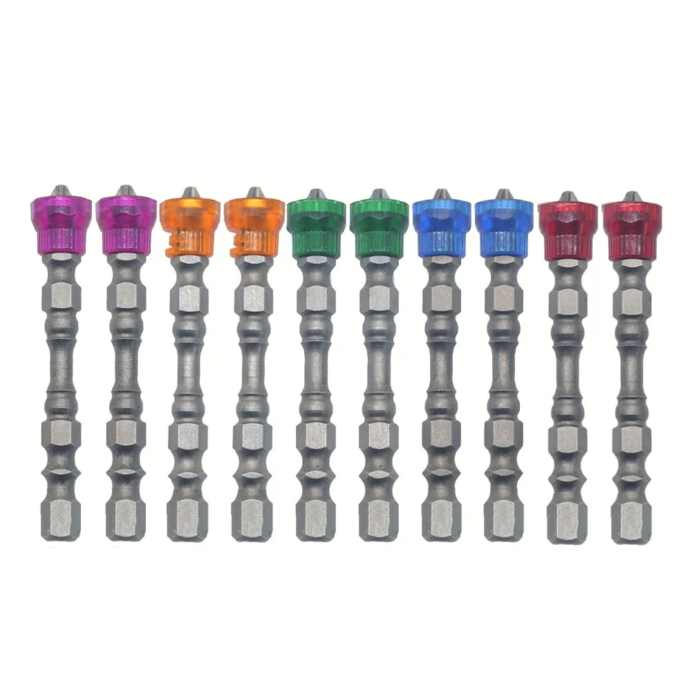 10pcs 65mm Cross Screwdriver Bits Set Cross-head PH2 Magnetic Screwdriver Bits 1/4 Inch Hex Shank Electric Screwdriver Tools
10pcs 65mm Cross Screwdriver Bits Set Cross-head PH2 Magnetic Screwdriver Bits 1/4 Inch Hex Shank Electric Screwdriver Tools