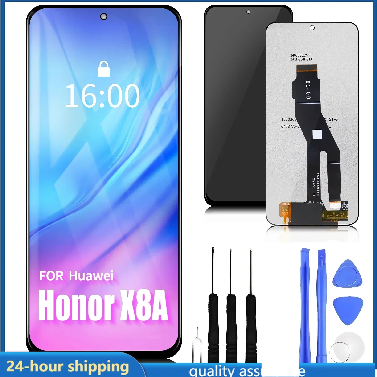 6.7" For Honor X8A LCD Display Touch Screen Digitizer Assembly For Honor X8A CRT-LX1 CRT-LX2 CRT-LX3 Screen Replacement Part
6.7" For Honor X8A LCD Display Touch Screen Digitizer Assembly For Honor X8A CRT-LX1 CRT-LX2 CRT-LX3 Screen Replacement Part