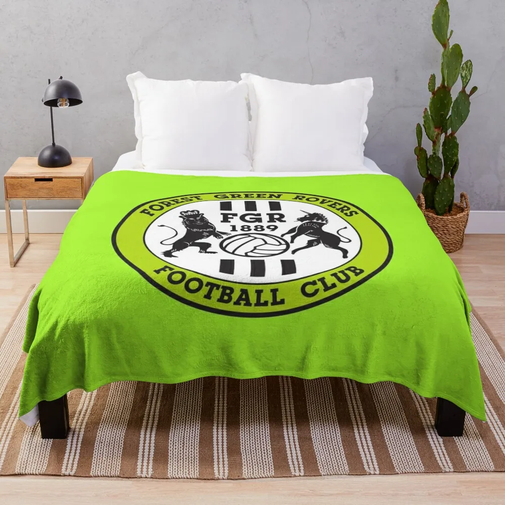 

Forest Green Rovers FC Throw Blanket Thin Blankets Personalized Gift