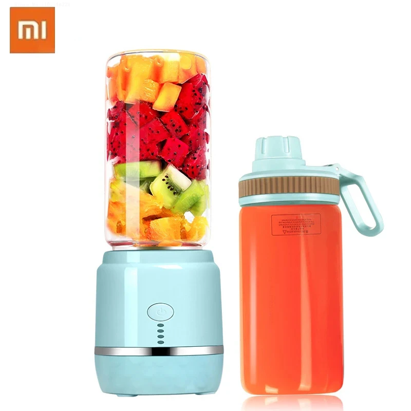 Xiaomi Powerful Portable Blender USB Rechargeable Mini Juicer Blender for Smoothies Shakes Food Processor with 2 Juicer Cup 400M
Xiaomi Powerful Portable Blender USB Rechargeable Mini Juicer Blender for Smoothies Shakes Food Processor with 2 Juicer Cup 400M