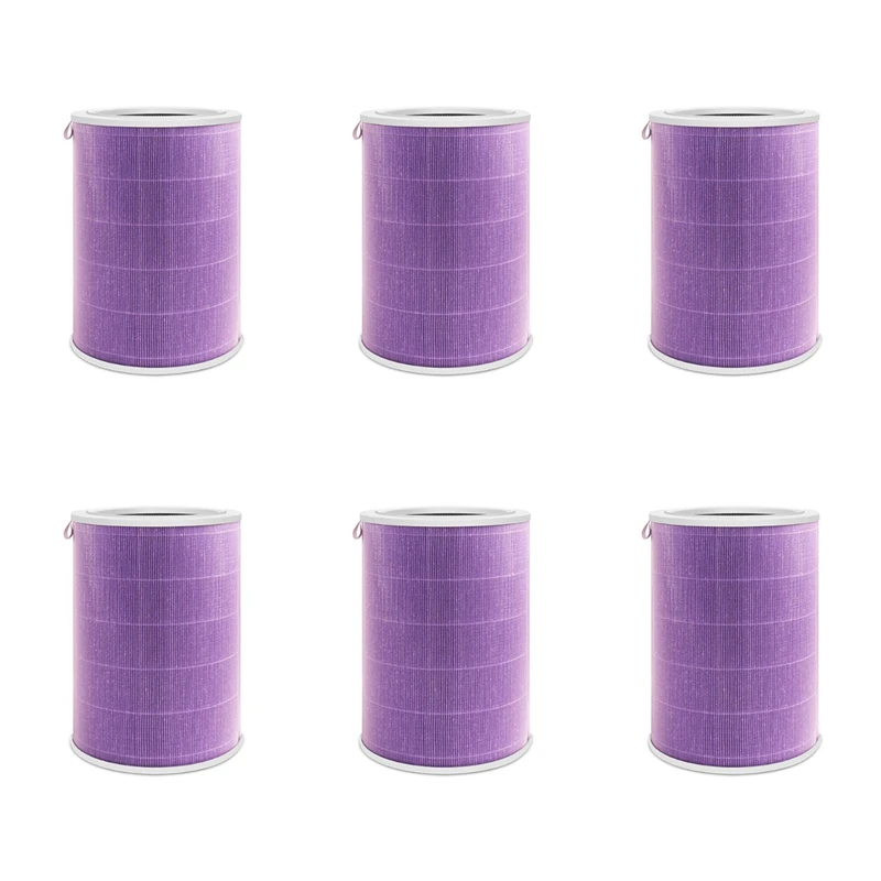 

6X Air Filter Cartridge Filter Elements For Xiaomi Mi Air Purifier 1/2/Pro/2S 1PC(Not Include Activated Carbon Filter)