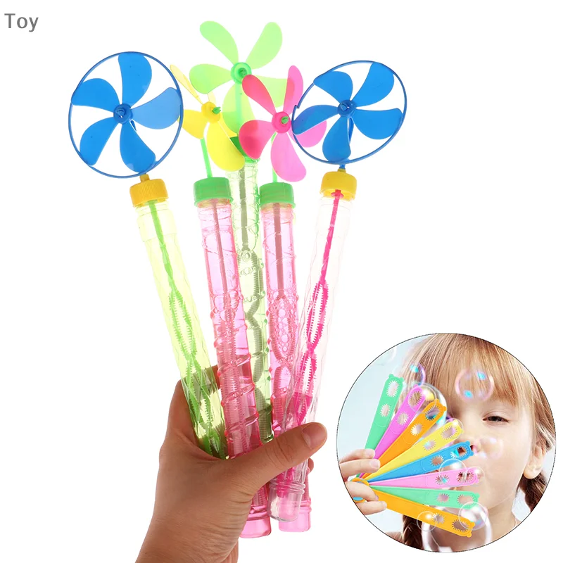 New Summer Popular Five-leaf Windmill Multicolor Bubble Stick Beach Color Soap Bubble Spray Bubble Stick For Children Toys
New Summer Popular Five-leaf Windmill Multicolor Bubble Stick Beach Color Soap Bubble Spray Bubble Stick For Children Toys