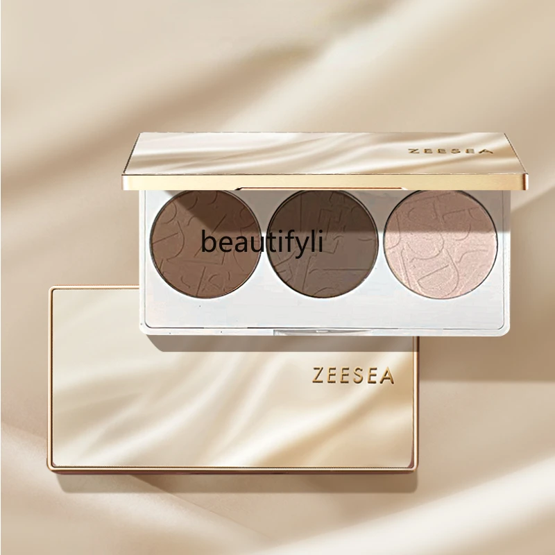 yj Light and Shadow Three-Color Highlight Contour Compact Matte Highlight Repair Shadow Makeup Palette
yj Light and Shadow Three-Color Highlight Contour Compact Matte Highlight Repair Shadow Makeup Palette