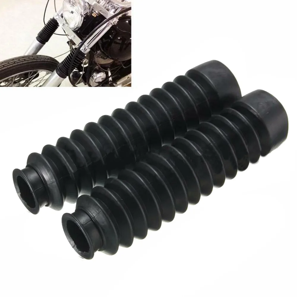 

2pcs Motorcycle Front Fork Cover Bellows Rubber Boot Shock Protector Dust Guard For Motorcycle Motocross Off Road Pit Dirt Bike