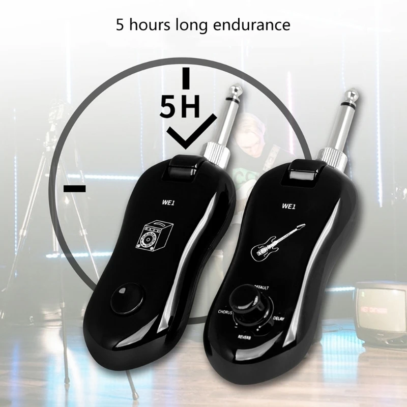 Wireless Guitar Transmitter Receiver for Cordless Amplifier Guitar Cable Jack Guitar Wireless System
Wireless Guitar Transmitter Receiver for Cordless Amplifier Guitar Cable Jack Guitar Wireless System