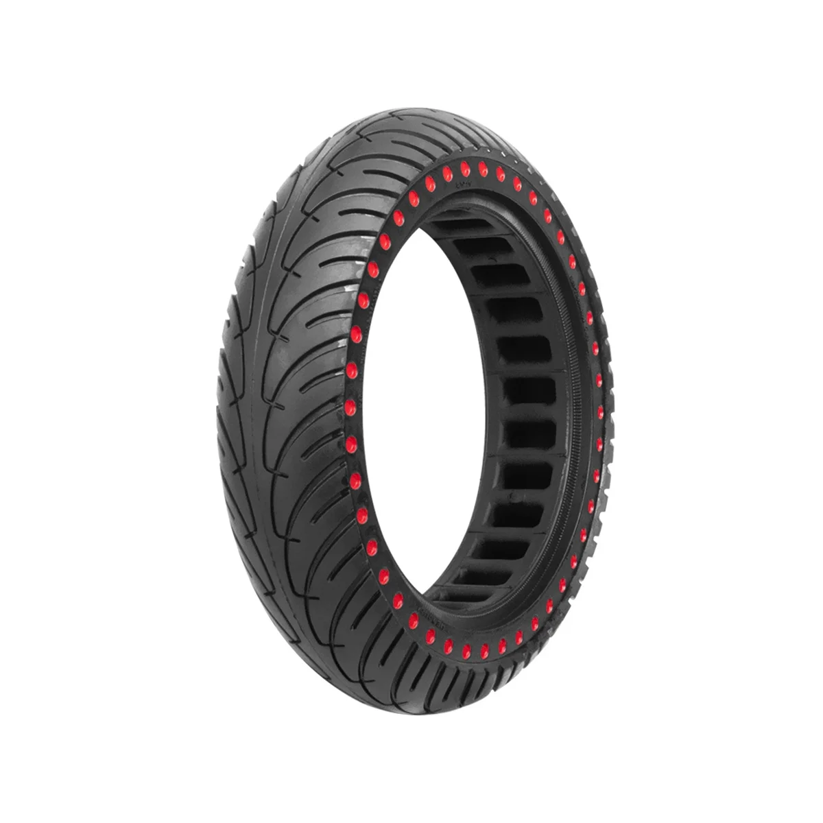

8.5Inch Solid Tire for Xiaomi M365 1S Pro Electric Scooter Anti-Explosion Tire Absorber Damping Honeycomb Tyre, Red