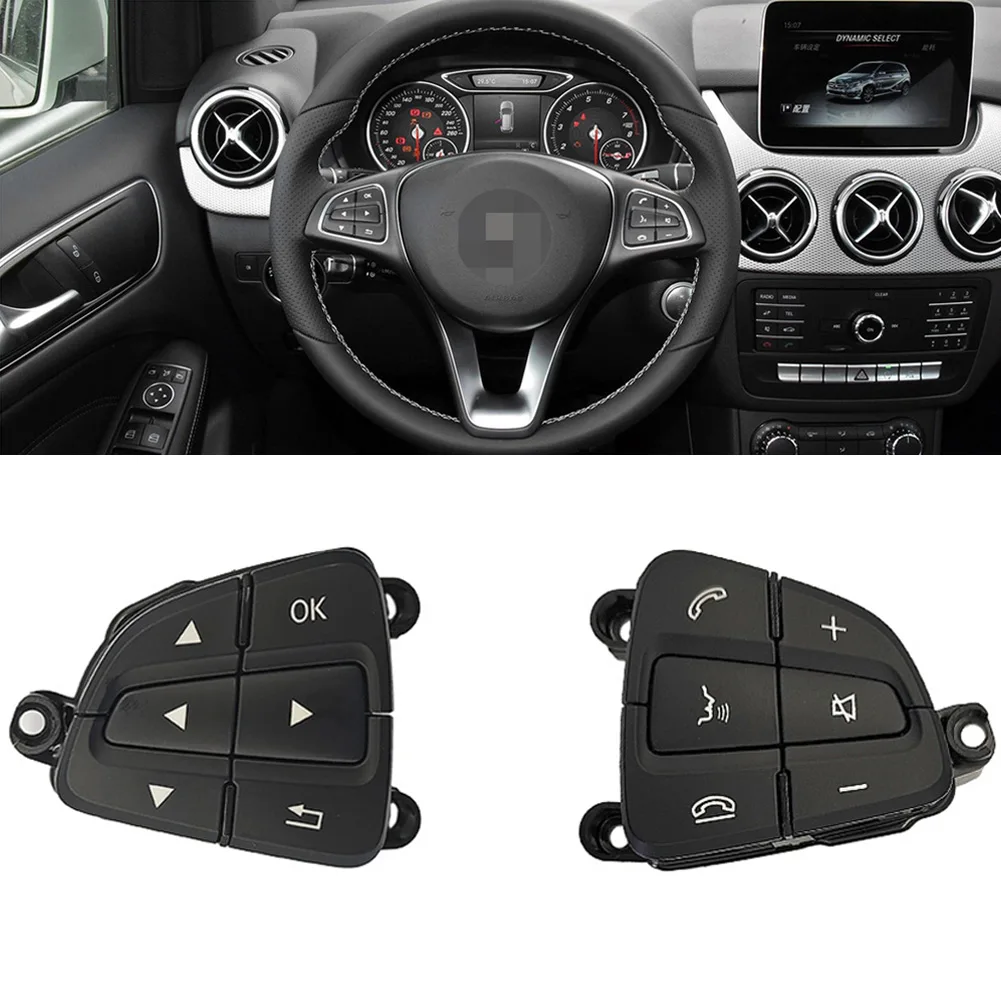 2PCS Black Switch For Mercedes-Benz W205 C-Class W222 S-Class W253 GLC Steering Wheel Button Car Accessories
2PCS Black Switch For Mercedes-Benz W205 C-Class W222 S-Class W253 GLC Steering Wheel Button Car Accessories