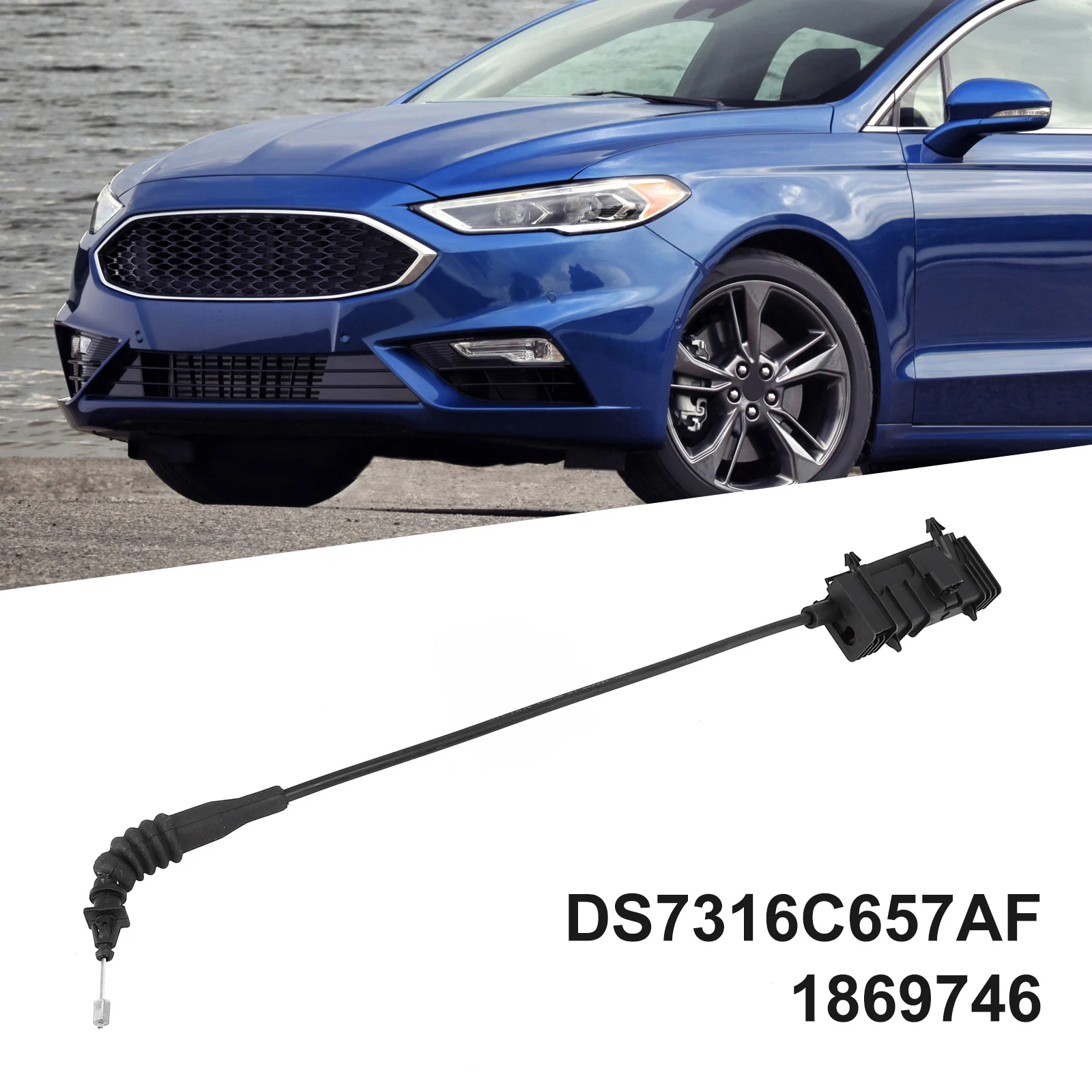 Трос для автомобильной левой стороны капота двигателя для Ford Fusion 2013-2016 DS7316C657AF, аксессуары для автомобильной капота, запасные части
Трос для автомобильной левой стороны капота двигателя для Ford Fusion 2013-2016 DS7316C657AF, аксессуары для автомобильной капота, запасные части