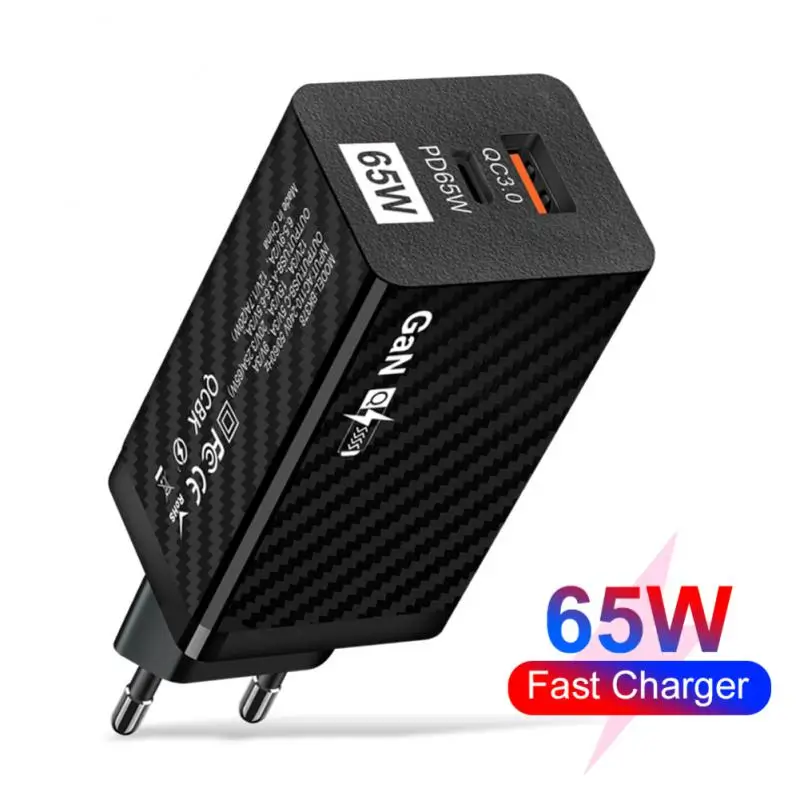 Зарядное устройство GaN QC 3,0 PD 3,0 мощностью 65 Вт, быстрая зарядка, быстрая зарядка для 13 14 USB Type C PD, зарядное устройство 
Зарядное устройство GaN QC 3,0 PD 3,0 мощностью 65 Вт, быстрая зарядка, быстрая зарядка для 13 14 USB Type C PD, зарядное устройство