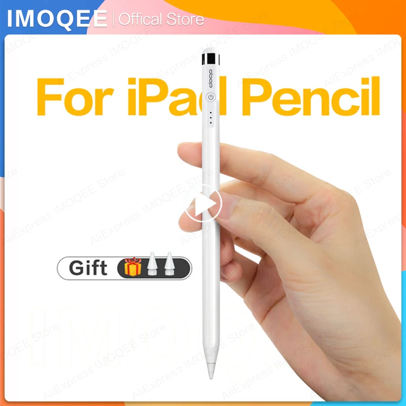 Фото DOQO For iPad Pencil Digital Painting to Apple ipad 2018-2021 With Palm Rejection Magnetic Charge Tilt Sensitivity Pens  Компьютеры | Стилусы для планшетов (1005003691075446)