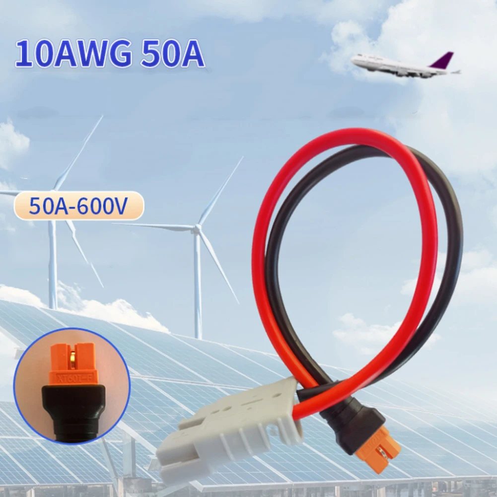 30cm/60cm Adapter Cable 50A 10AWG Adapter Cable Portable Power Station For Anderson To XT60 Connector For Solar Panel
30cm/60cm Adapter Cable 50A 10AWG Adapter Cable Portable Power Station For Anderson To XT60 Connector For Solar Panel