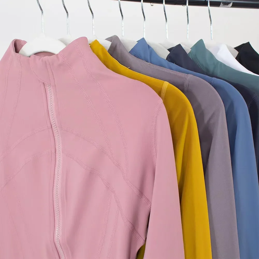Lulu Defines Women Sport Jacket Fashion Tight-fitting Thin Sportswear Coat Training Running Gym Yoga Solid Color Cardigan Jacket
Lulu Defines Women Sport Jacket Fashion Tight-fitting Thin Sportswear Coat Training Running Gym Yoga Solid Color Cardigan Jacket