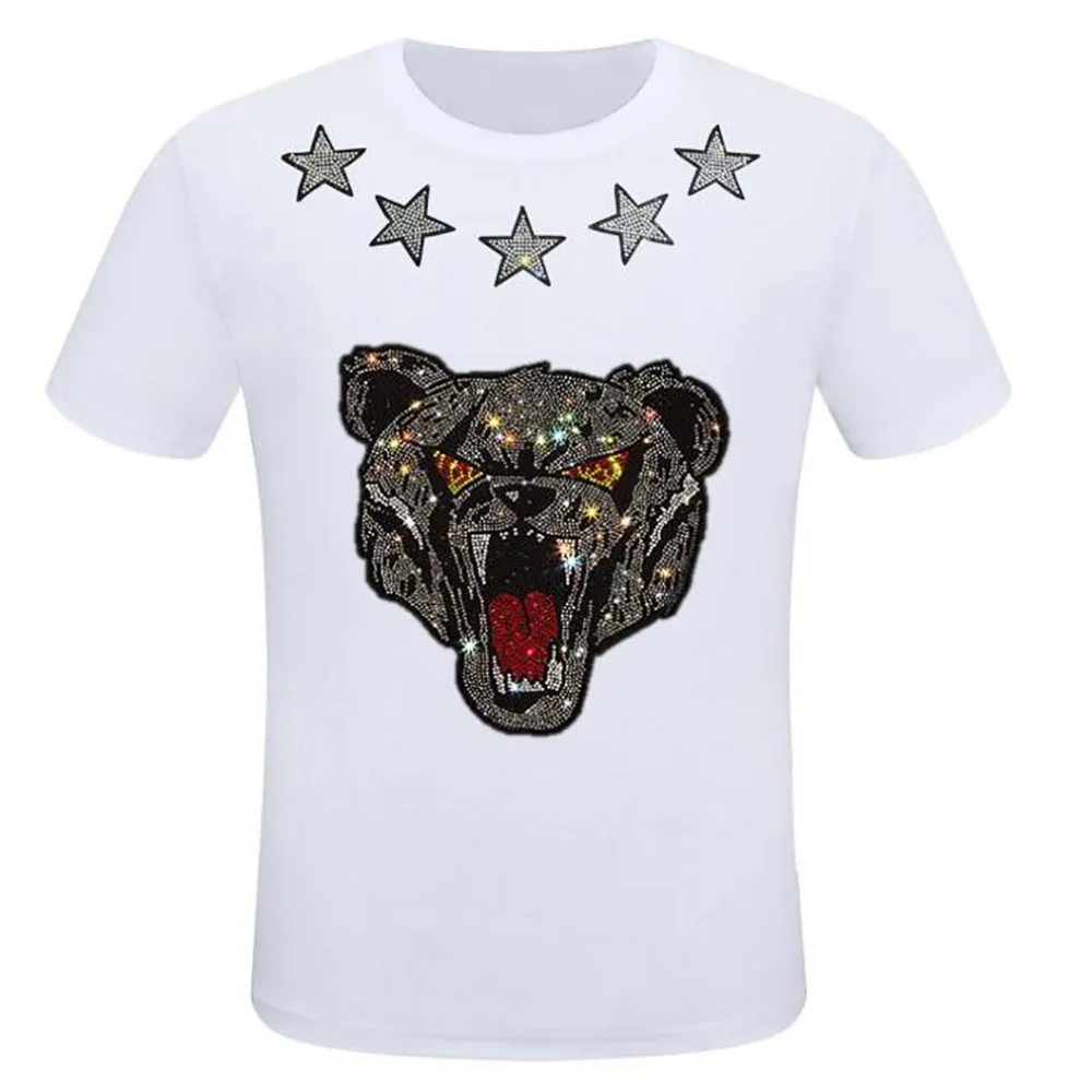 pullover tees Men tees T-shirt Men Clothing Casual Men's T-shirt Blue Colors Rhinestones Tops Pullover Streetwear
pullover tees Men tees T-shirt Men Clothing Casual Men's T-shirt Blue Colors Rhinestones Tops Pullover Streetwear