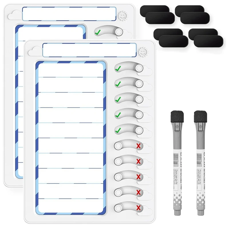Chore Chart For Kids Dry Erase Chore Board For Kids To Do List Checklist Task Board For Fridge With 10 Sliders ,2 Pack Durable
Chore Chart For Kids Dry Erase Chore Board For Kids To Do List Checklist Task Board For Fridge With 10 Sliders ,2 Pack Durable