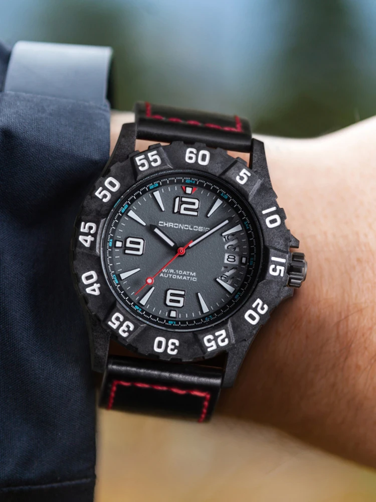 Carbon Fiber Military Sports Watch Automatic Mechanical Wristwatches 45mm Pilot Watches Men Outdoor Luminous Clocks Chronologia
Carbon Fiber Military Sports Watch Automatic Mechanical Wristwatches 45mm Pilot Watches Men Outdoor Luminous Clocks Chronologia