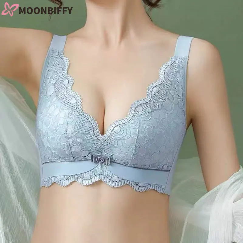 New Latex Lingerie Women's Adjustable Small Chest Gathered Without Steel Rim Bra Wrapped with Side Breast Lace Bra
New Latex Lingerie Women's Adjustable Small Chest Gathered Without Steel Rim Bra Wrapped with Side Breast Lace Bra