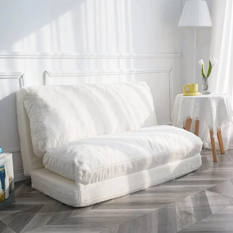 N&V Folding Matress Sofa, Foam Filling Folding Matress Sofa, Includes Removable and Machine Washable Cover, Soft Faux Fur
N&V Folding Matress Sofa, Foam Filling Folding Matress Sofa, Includes Removable and Machine Washable Cover, Soft Faux Fur