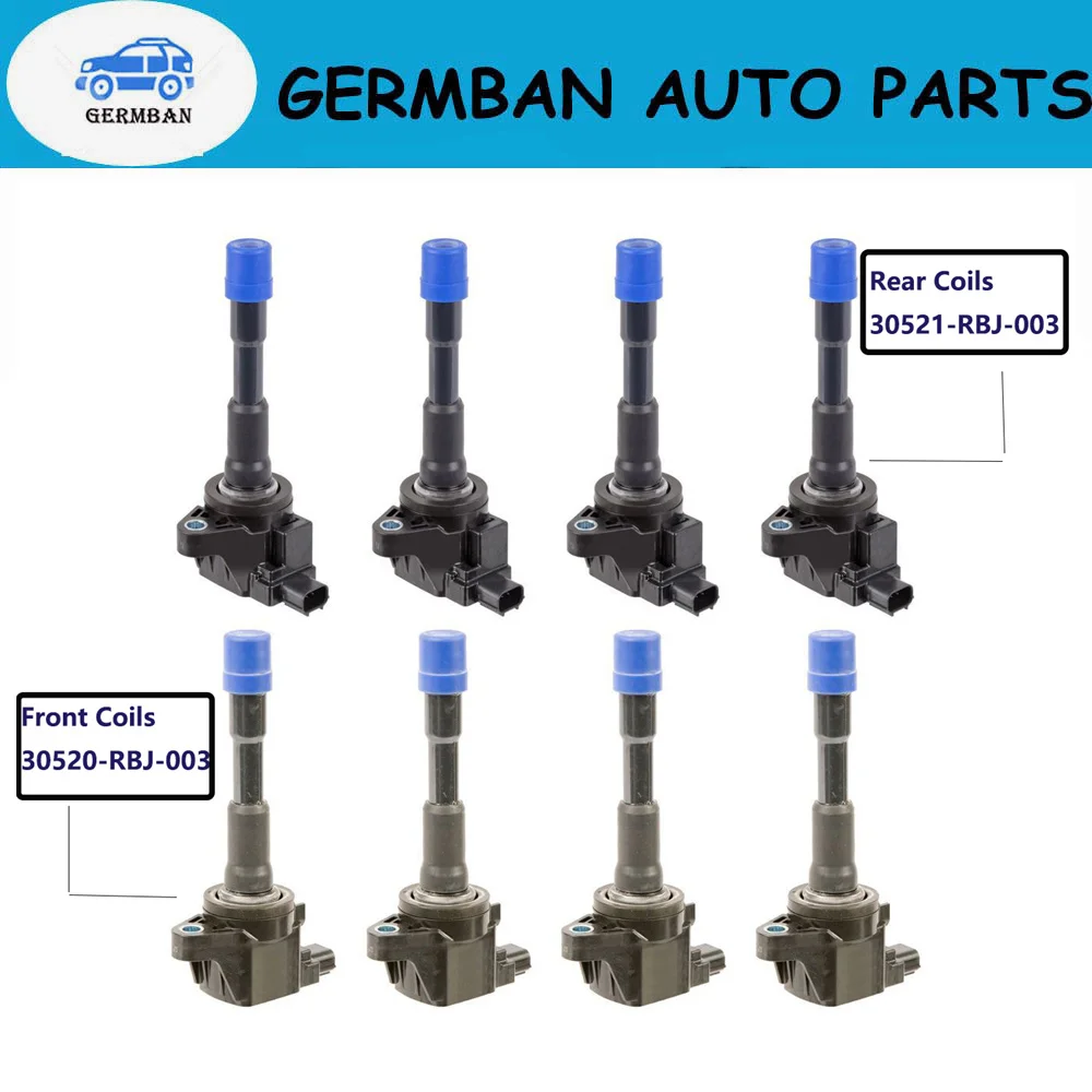 8pcs Ignition Coil 30521-RBJ-003 30520-RBJ-003 Front &Rear for Honda Jazz Freed Acura ILX Insight 1.3 1.5 Hybrid 2012-2016 
8pcs Ignition Coil 30521-RBJ-003 30520-RBJ-003 Front &Rear for Honda Jazz Freed Acura ILX Insight 1.3 1.5 Hybrid 2012-2016