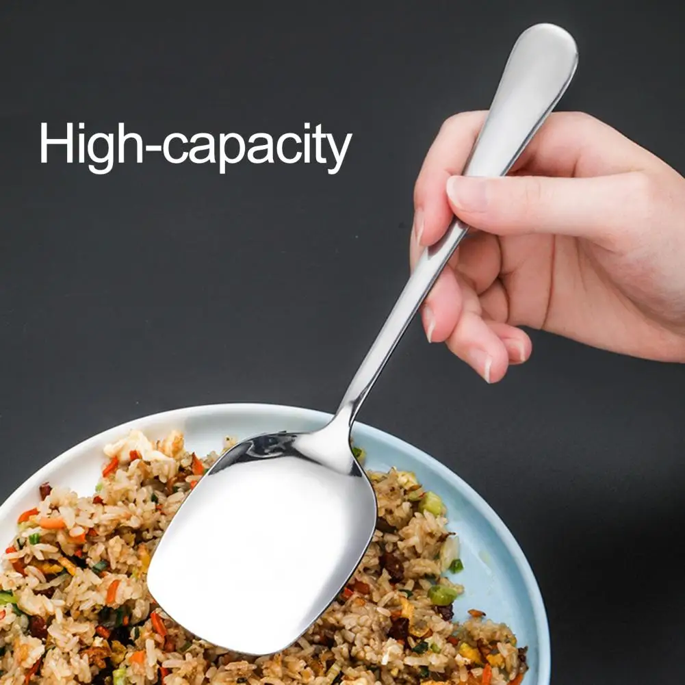 Useful Big Spoon Burr Free Food Grade Easy to Clean Buffet Dinner Large Size Serving Spoon Public Spoon Scoop Up
Useful Big Spoon Burr Free Food Grade Easy to Clean Buffet Dinner Large Size Serving Spoon Public Spoon Scoop Up
