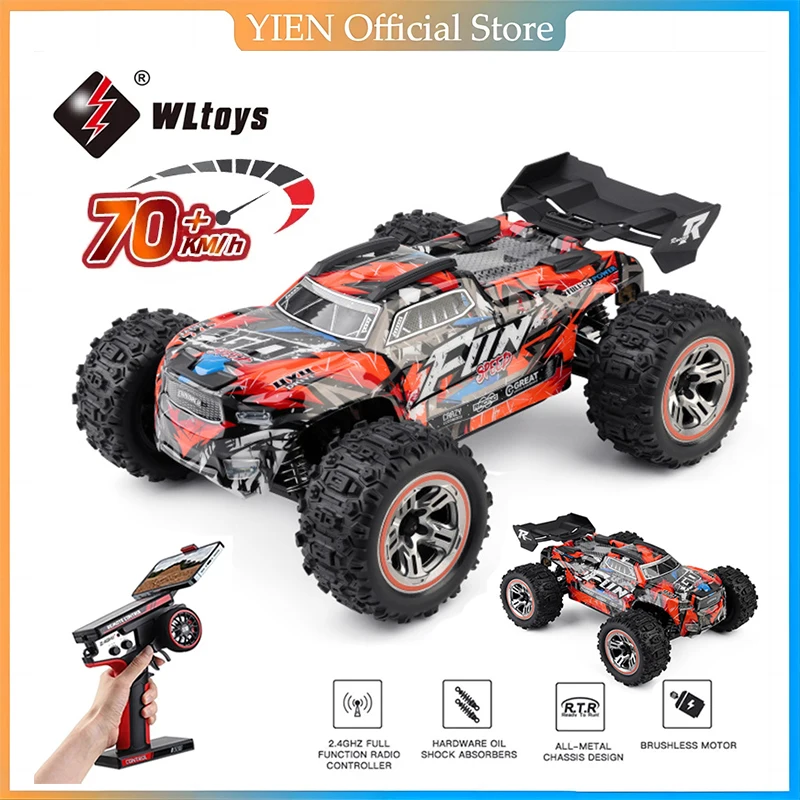 WLtoys 184008 70KM/H 4WD RC Car Professional Monster Truck High Speed Drift Racing Remote Control Cars Children's Toys for Boys
WLtoys 184008 70KM/H 4WD RC Car Professional Monster Truck High Speed Drift Racing Remote Control Cars Children's Toys for Boys
